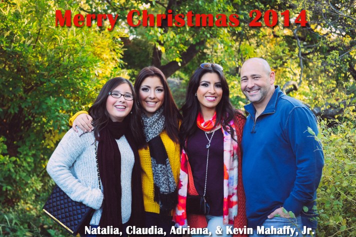 Mahaffy Family Christmas Pic 2014